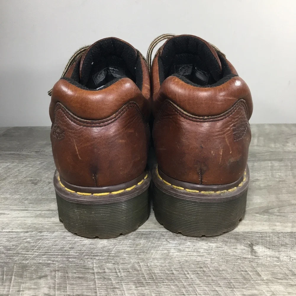 Dr Martens 8312 Chunky Grizzly Lace to Toe Peanut Leather Mens Shoes Doc Size 13